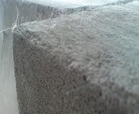 Fiber foam concrete blocks